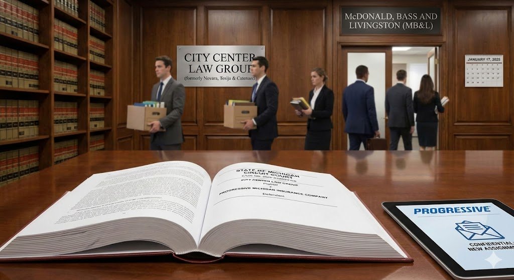 Progressive sued for alleged involvement in mass law firm exodus